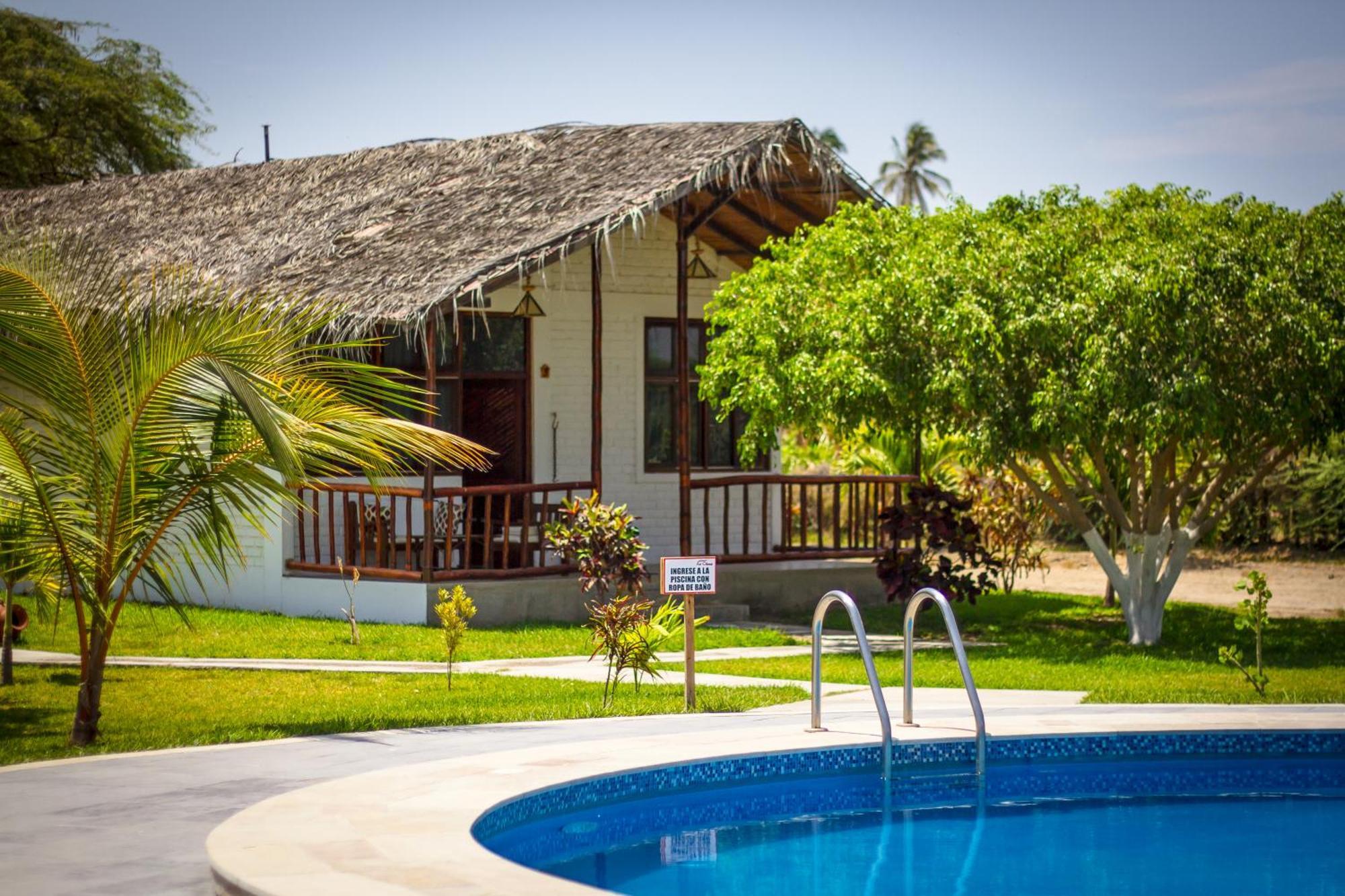 La Choza Bungalows Tambo Grande Kültér fotó