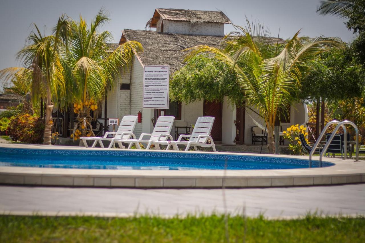La Choza Bungalows Tambo Grande Kültér fotó